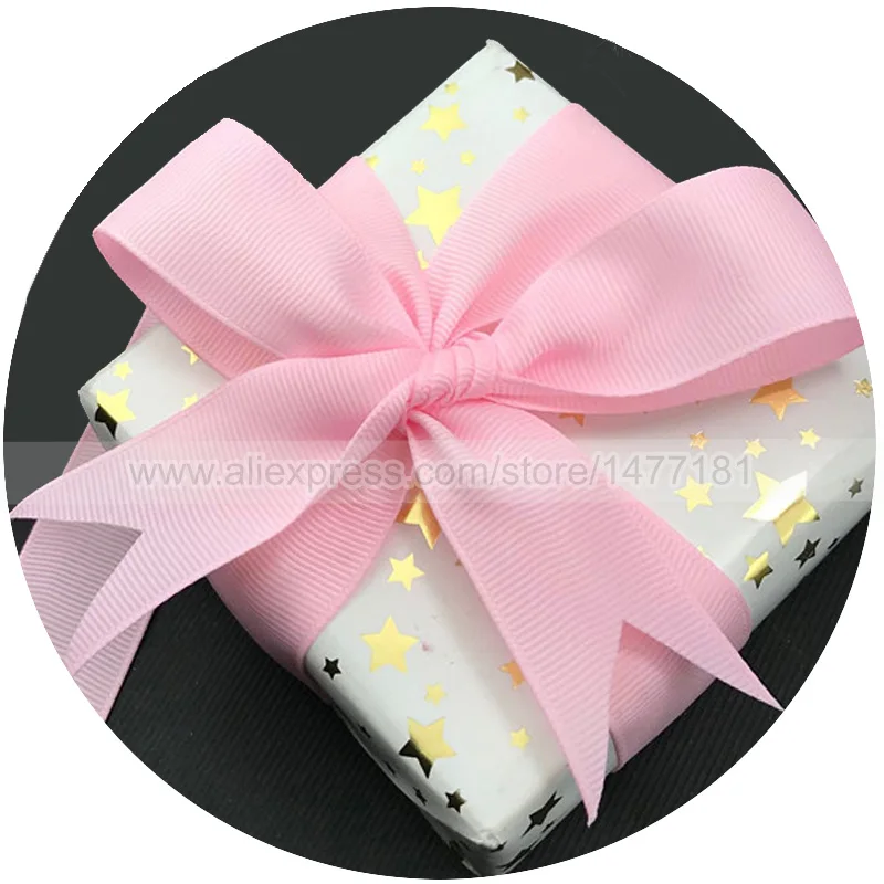 (10 Yards) 1&quot 2.5cm 25mm Grosgrain Ribbon White Black Red Blue Pink Green Purple Orange Brown Tapes Gift Wrap #213997 | Дом и сад