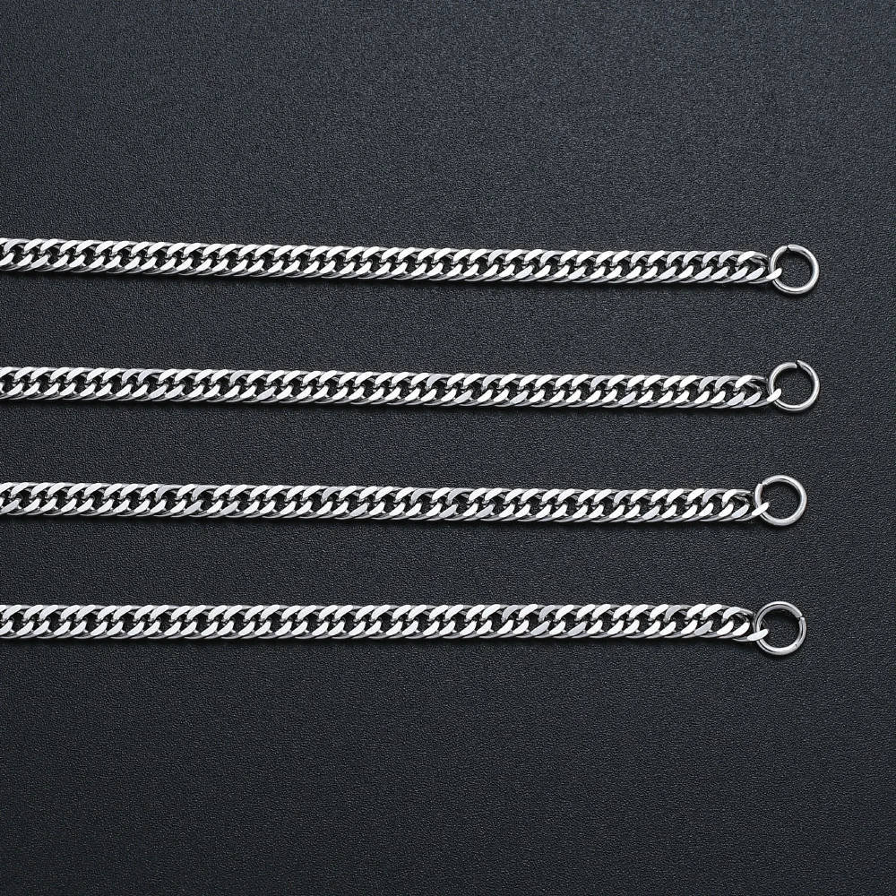Мужские вечерние цепочки из титановой стали цепочка нержавеющей длиной 50/55/60/70 см
