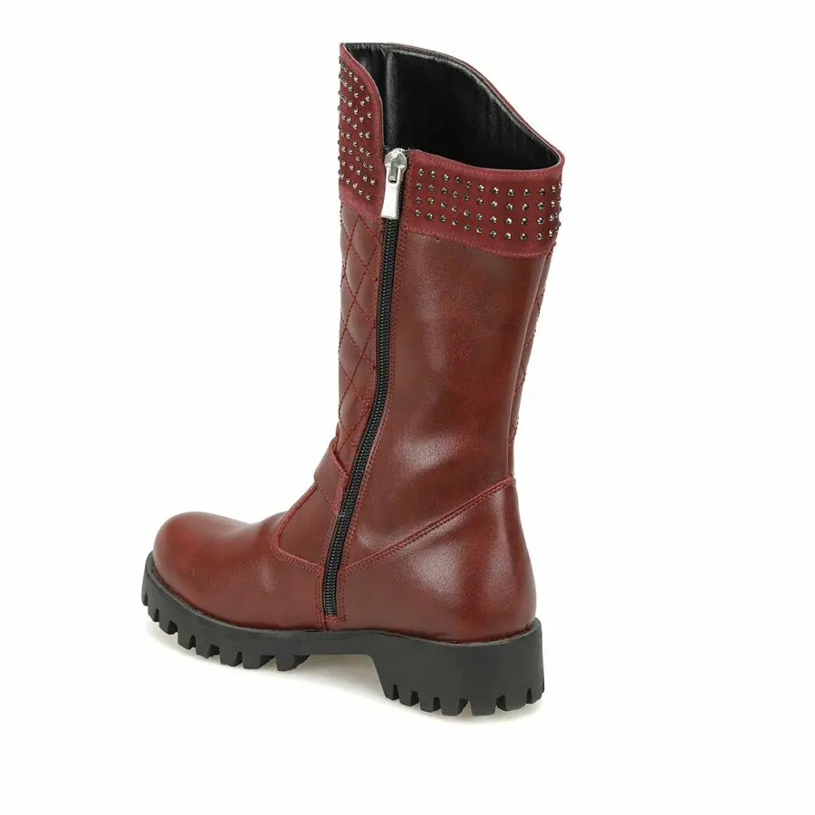 

Boots For Kids Girls Seventeen Mol Girl'S Burgundy Boot