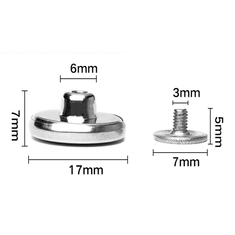 10pcs Jeans Waist Button Sewing-free Metal Men's Women's Denim Jacket Detachable Buckle Accessories | Дом и сад
