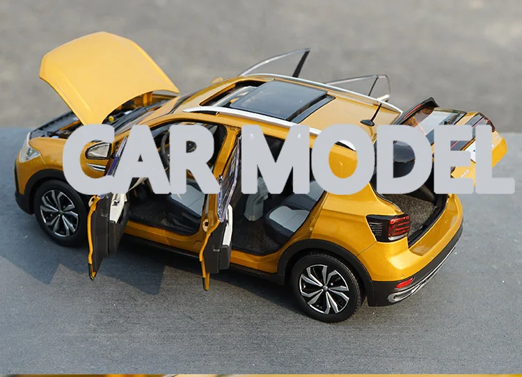 1:18 сплав игрушечных автомобилей T-CROSS tcross модель автомобиля SUV детских игрушечных автомобилей авторизованный игрушки для детей