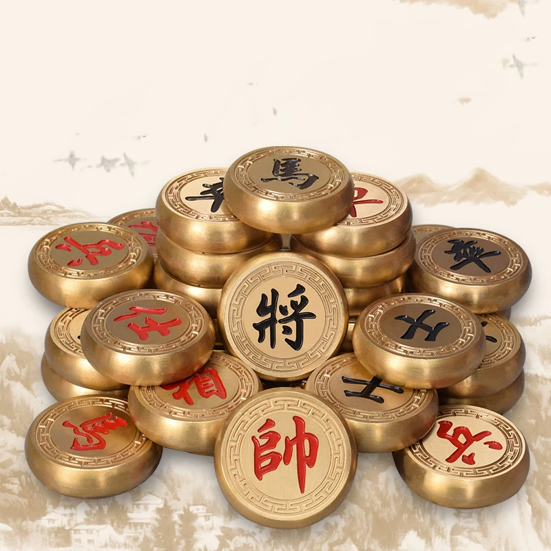 

Pieces Luxury Large Chess Table Furniture Box Metal Chinese Chess Board Wood Luxury Xadrez Tabuleiro Board Games Table DL6ZGQ