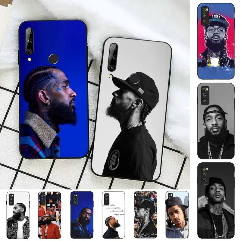 

FHNBLJ Rapper Nipsey Hussle Phone Case for Huawei Honor 10 i 8X C 5A 20 9 10 30 lite pro Voew 10 20 V30