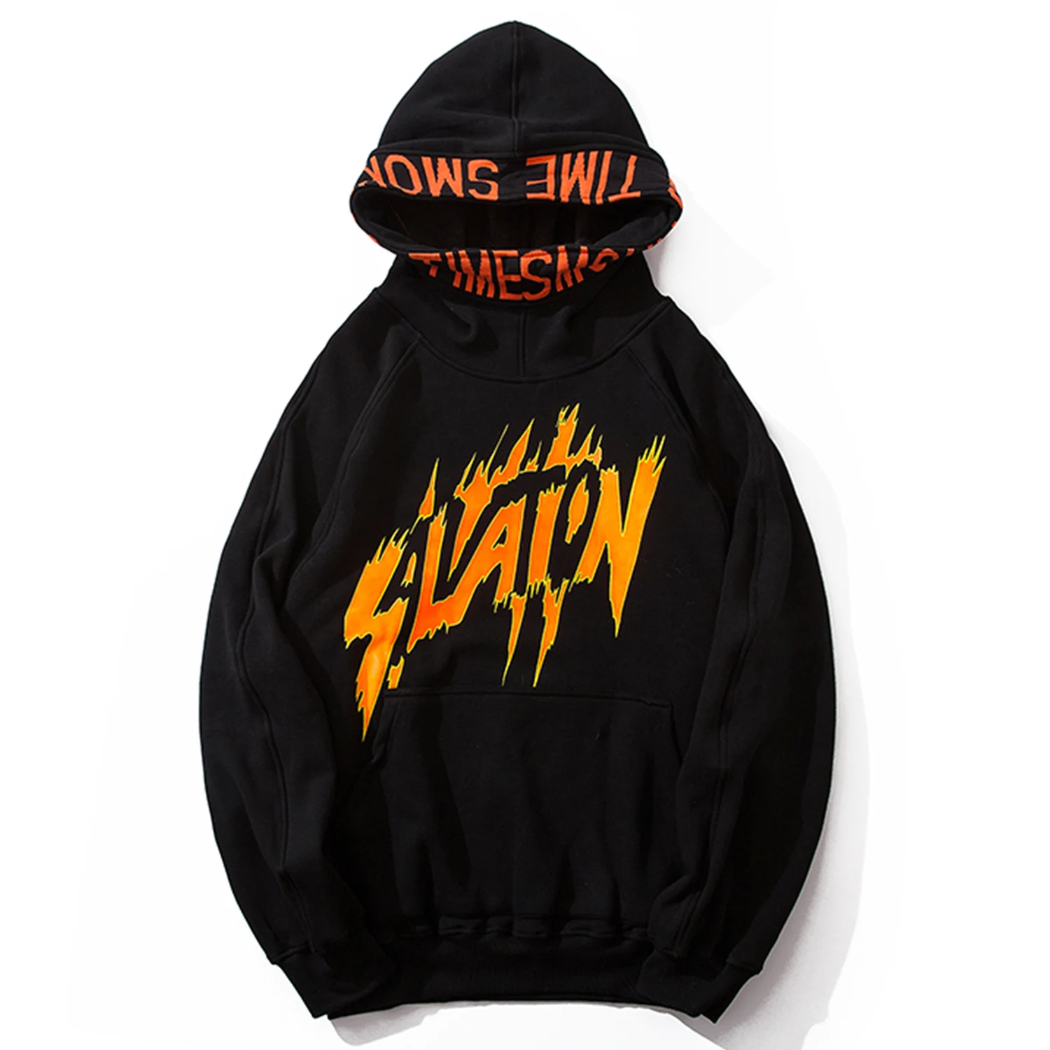 Aelfric Eden свирепой акулы с принтом букв мужская толстовка капюшоном 2019 Harajuku