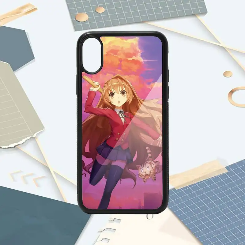 

Japan anime Toradora girl Phone Case PC for iPhone 11 12 pro XS MAX 8 7 6 6S Plus X 5S SE 2020 XR