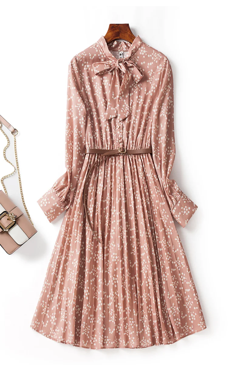 

Gentle Dress Autumn and Winter Temperament Medium Long Small This Year's Fashion Skirt Medium Long Super Xianyang Style