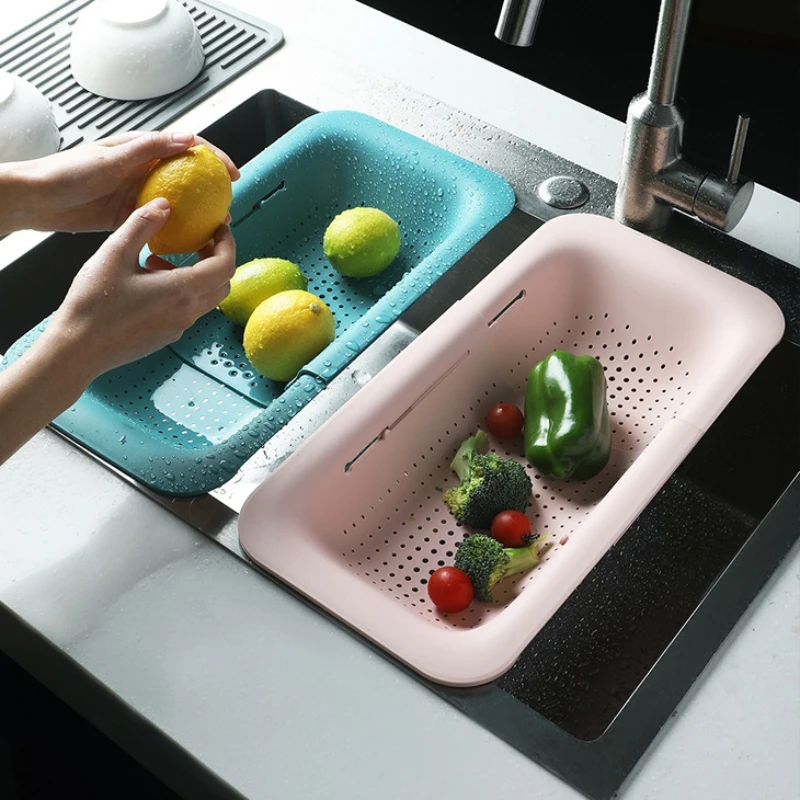 

Top Kitchen Accessories Sink Canola Scalable Filter Can Regulate Fruit Vegetables Suitable For Kitchen Dropship 616