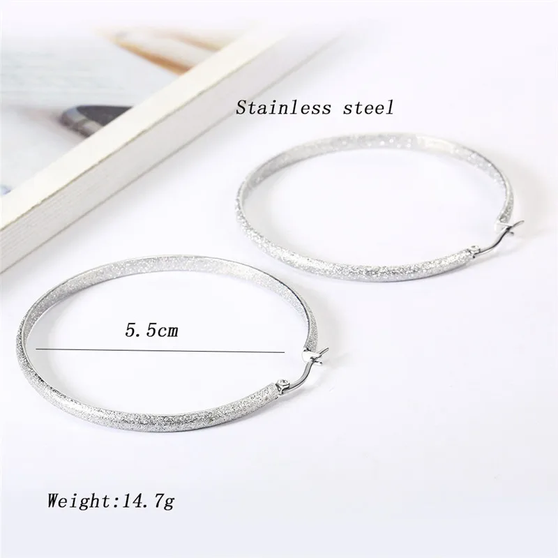 OUFEI очаровательные серьги-кольца охватывающая деталь из нержавеющей стали ювелирные изделия женские украшения аксессуары в богемном стиле с принтом «Mass Effect»