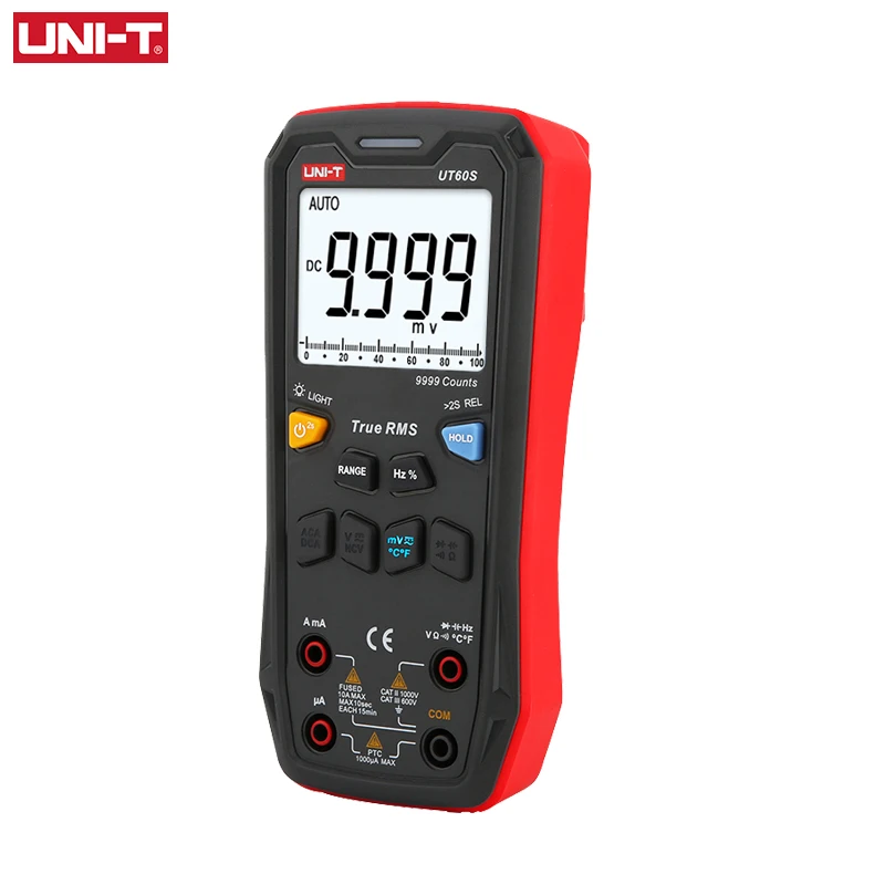 UNI-T UT60S Digital Smart Multimeter UT60BT Bluetooth Multimeter True RMS 1000V AC DC Voltage Tester Ammeter Frequency Meter
