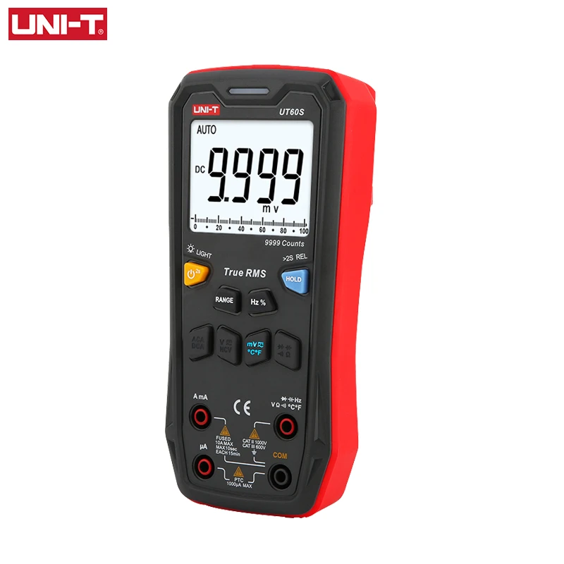 Uni-t Ut60s Multímetro Digital Inteligente Ut60bt Multímetro Bluetooth Verdadeiro Rms 1000v ac dc Tensão Tester Amperímetro Medidor de Frequência Multímetros