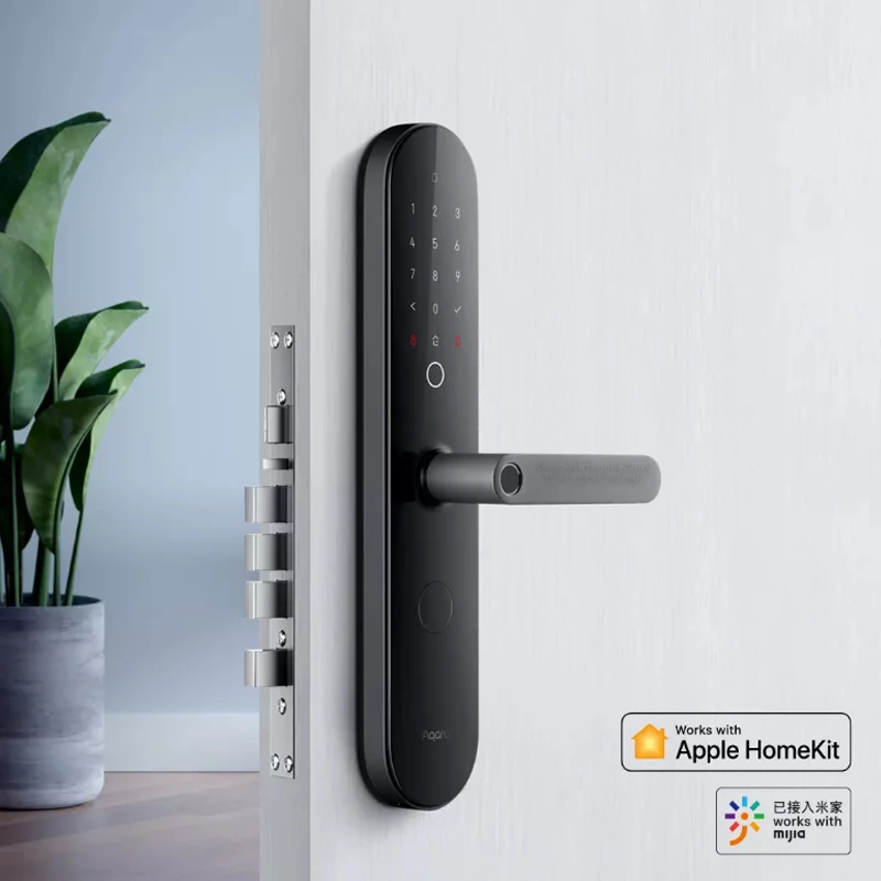 Новый Aqara N100 умный дверной замок отпечатков пальцев Bluetooth пароль NFC разблокировка