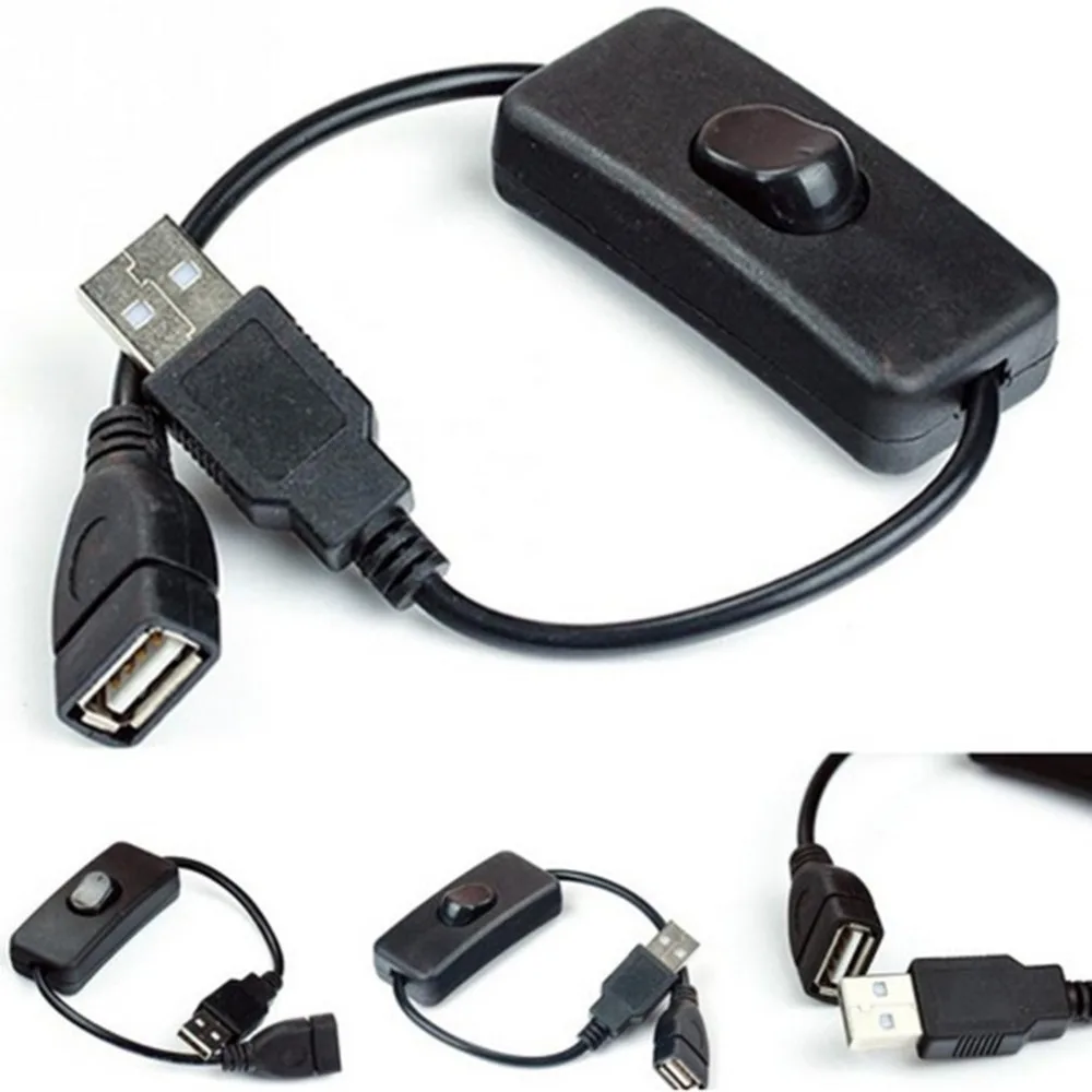 USB-кабель со штекером на гнездо и переключателем удлинитель для USB-лампы