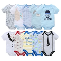 fashion baby clothes set boy summer toddler baby girl bodysuit sets casual 5pcs newborn baby clothing outfits unisex ropa bebe