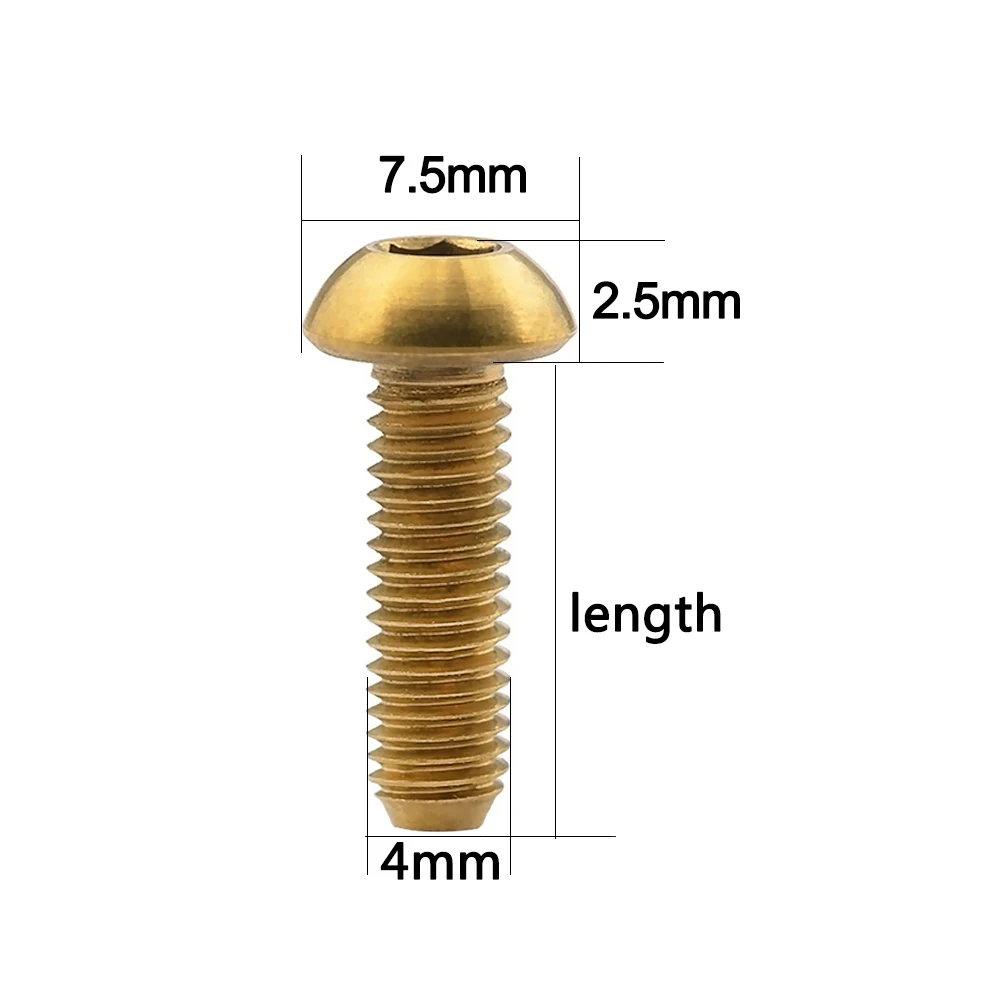 

4 ./8 ./12 M4x6mm M4x8mm M4x10mm M4x12mm M4x15mm M4x20mm Ti