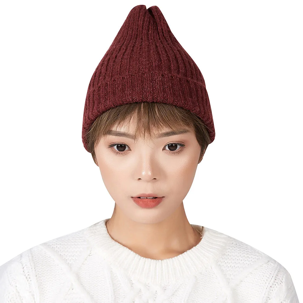 Головной убор с флисовой подкладкой Модный женский зимний воротник толстая