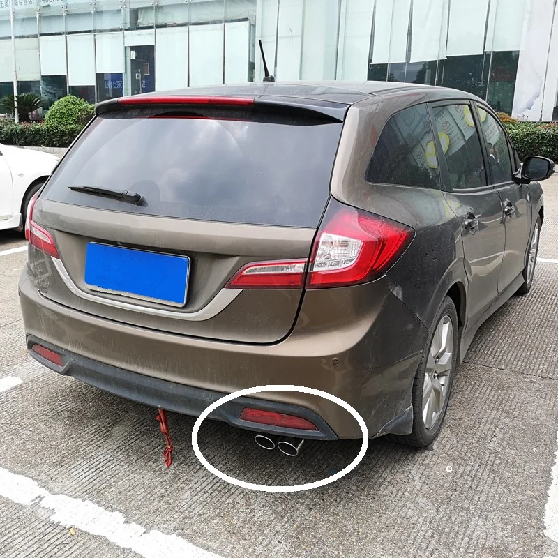 Наконечник автомобильного глушителя из нержавеющей стали Двойные наконечники