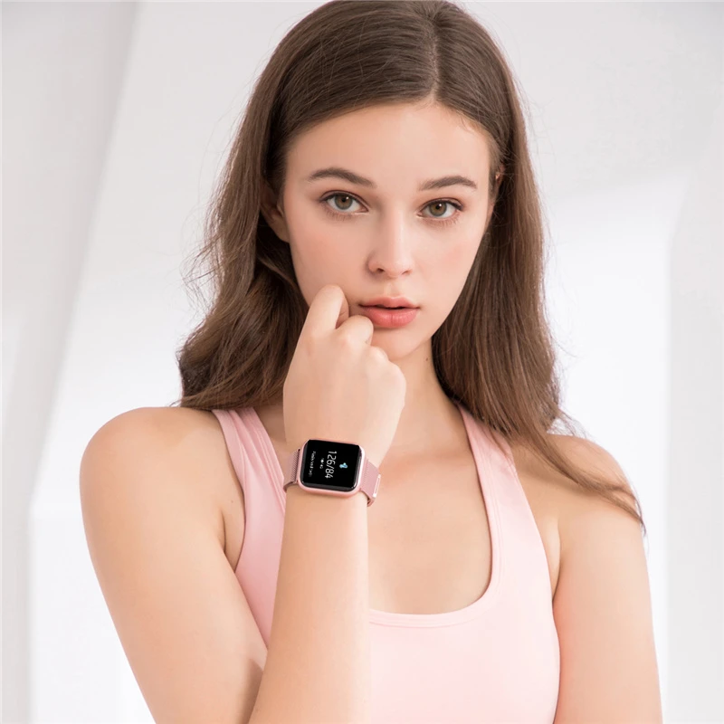 Женские Модные Смарт часы с сенсорным экраном P80 водонепроницаемые для Iphone