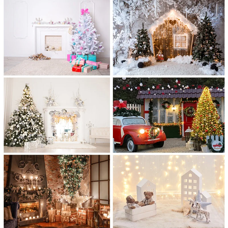 

Christmas Theme Photography Background Snowman Christmas tree Children Portrait Backdrops For Photo Studio Props 211025 ZLSY-63