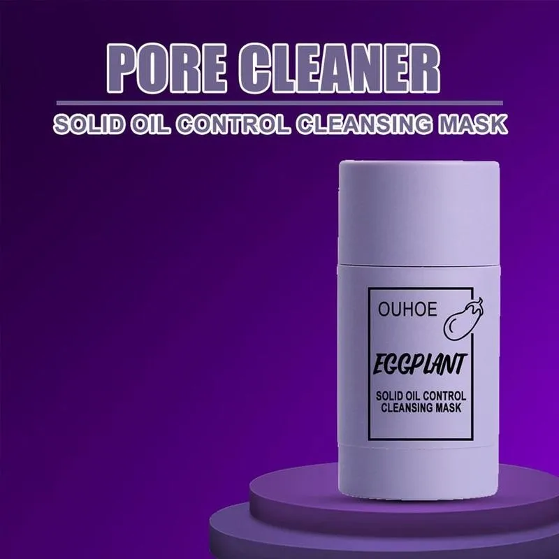 Маска с зеленым чаем для контроля жирности баклажанов акне Глубокая очистка