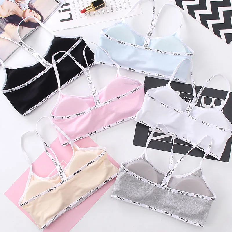 Лифчик Famli для девочек тренировочный хлопковый бюстгальтер нижнее белье