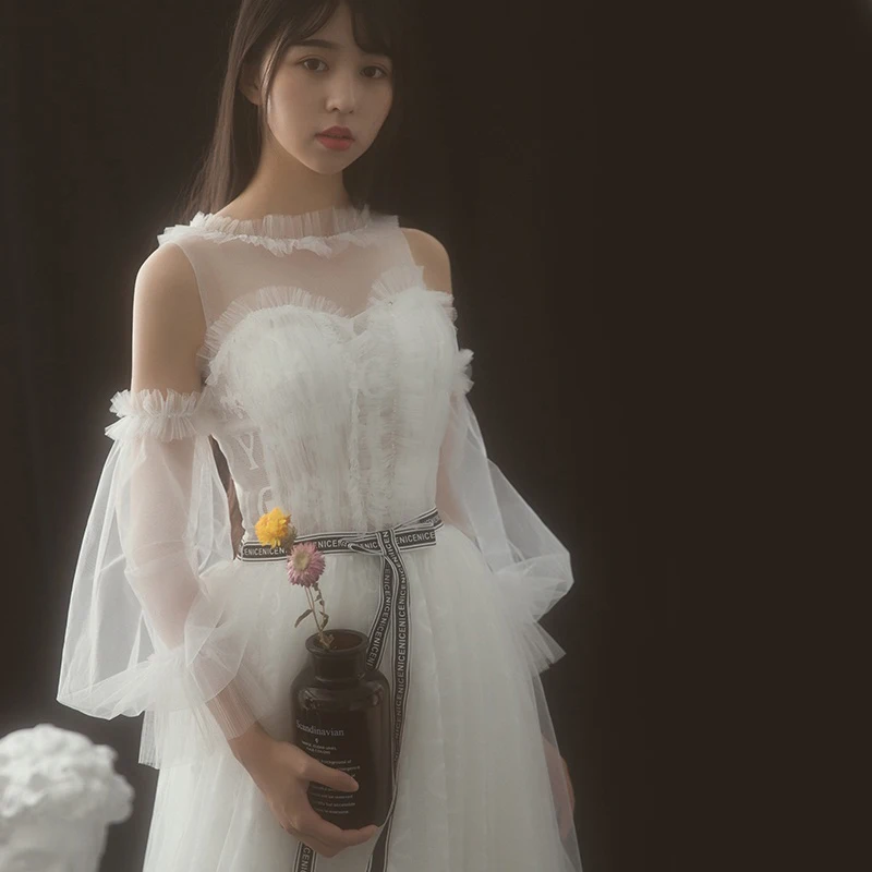 Длинные свадебные перчатки без пальцев 5 цветов белые цвета слоновой кости