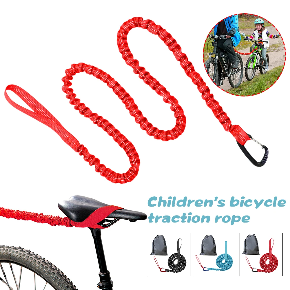 

New MTB Bicycle Traction Rope Outdoor Bicycle Parent-child Pull Rope Traction Belt Cycling Safety Equipment Bicycle Accessories