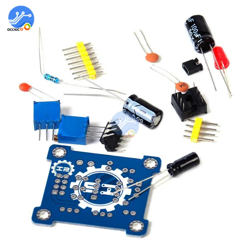 Adjustable NE555 Pulse Frequency Module Duty Cycle Square Wave Signal Generator DIY Kit | Электроника