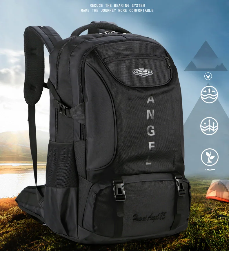 KUBUG 85L супер большой рюкзак для спорта на открытом воздухе бейсболка для езды и походов рюкзак для кемпинга Мужская и Женская водонепроницаемая большая дорожная сумка
