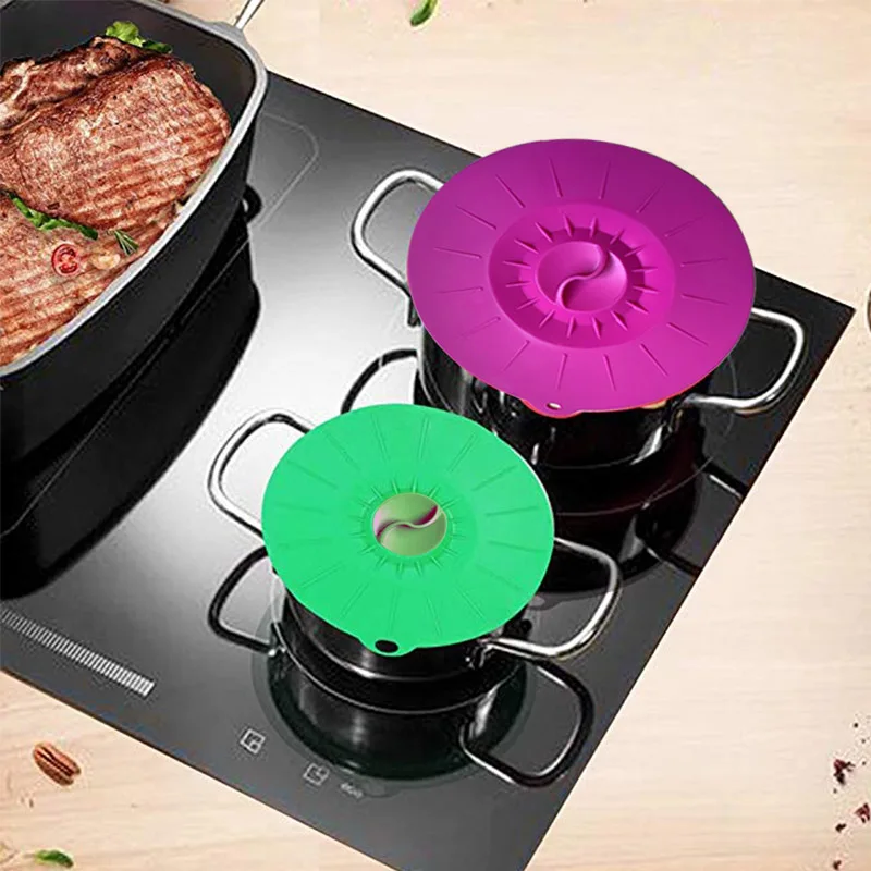 ULKNN 3 размера сликоновая Крышка для кухонной плиты домашние без запаха паровые