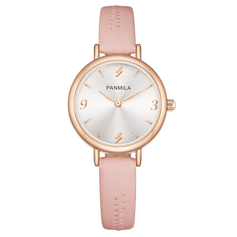 Women's Watch Ins Wind Korean Style Simple Temperament Small Belt Green Watch Female