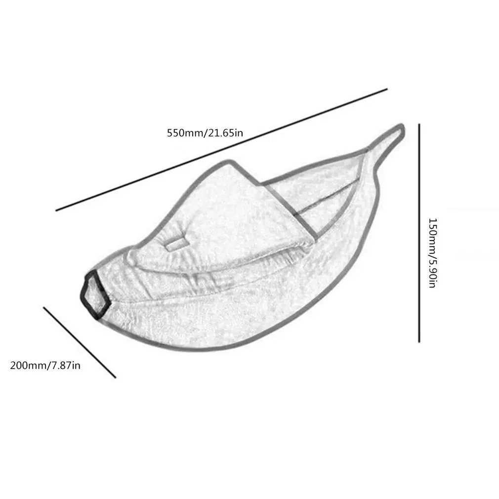 Забавный Банан в форме домашних животных кошка кровать Дом Уютный милый банан