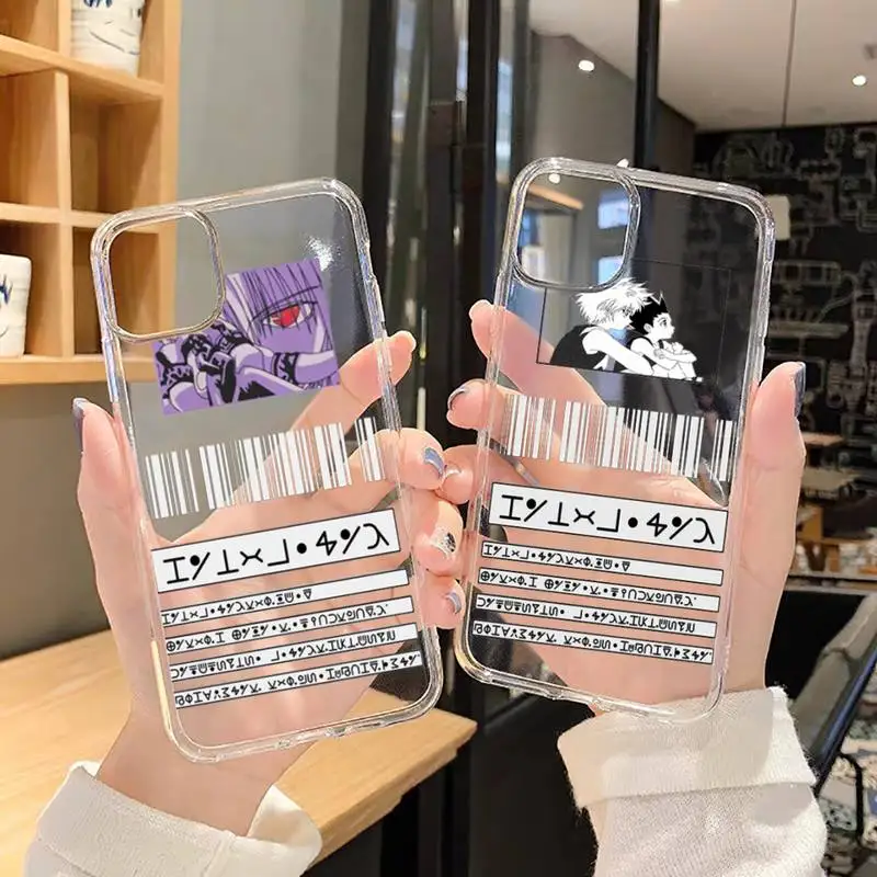 

Hisoka hunter x hunter Phone Case For iphone 13 12 11 8 7 plus mini x xs xr pro max Transparent soft