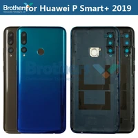 original back cover for huawei p smart 2019 pot lx1t battery housing p smart plus battery door with camera lens back case parts