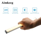 Беспроводной шкаф PIR Светодиодный светильник датчик движения лампа Декор Спальни светильник s перезаряжаемые инфракрасные Настенные светильники декоративная лампа