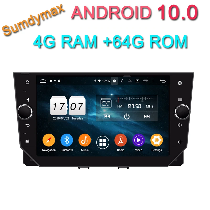 ROM 64G Android 10 для seat ibiza Arona 2018 2019 octa core px5 автомобильный dvd мультимедиа с gps навигацией