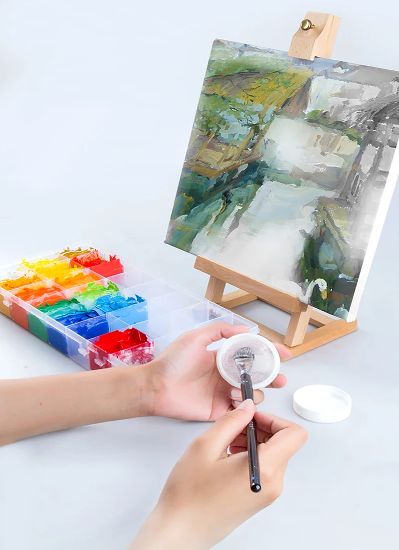 Профессиональные акриловые краски 120 мл пигмент для рисования художественной