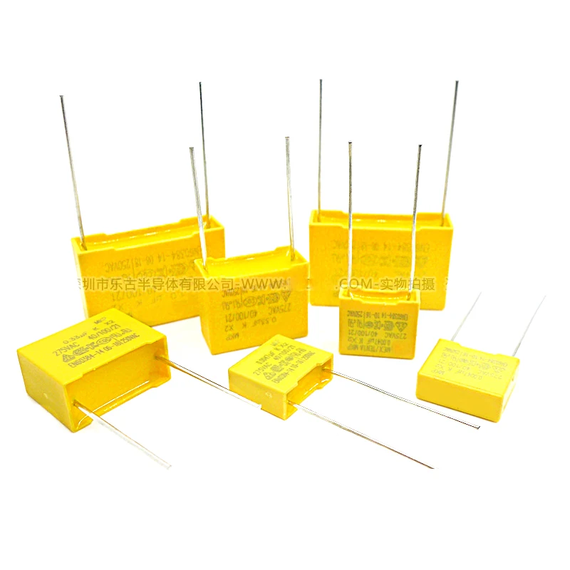 

5PCS Safety capacitor Correction capacitance 15MM X2 275vac 0.01UF 0.022UF 0.033UF 0.047UF 0.1UF 0.22UF 0.33UF 0.47UF 0.68UF 1UF