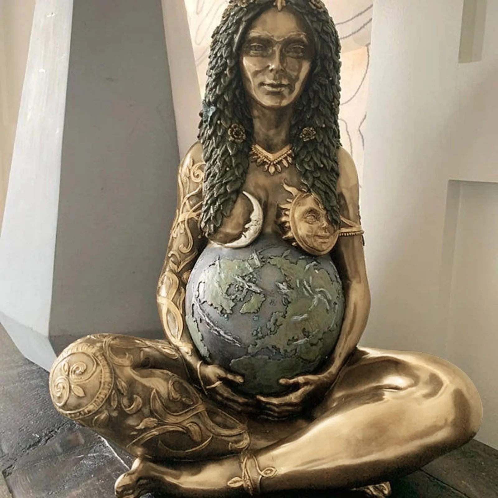 15 см Статуэтка для мамы Земля 2 шт. таинственная Ретро Статуя Украшения