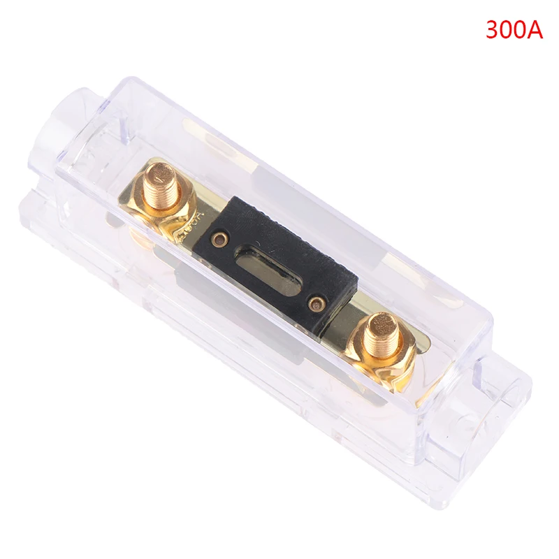 Прозрачный 100 200 300 AMP ANL Fuse Держатель болтов-on автомобильные держатели