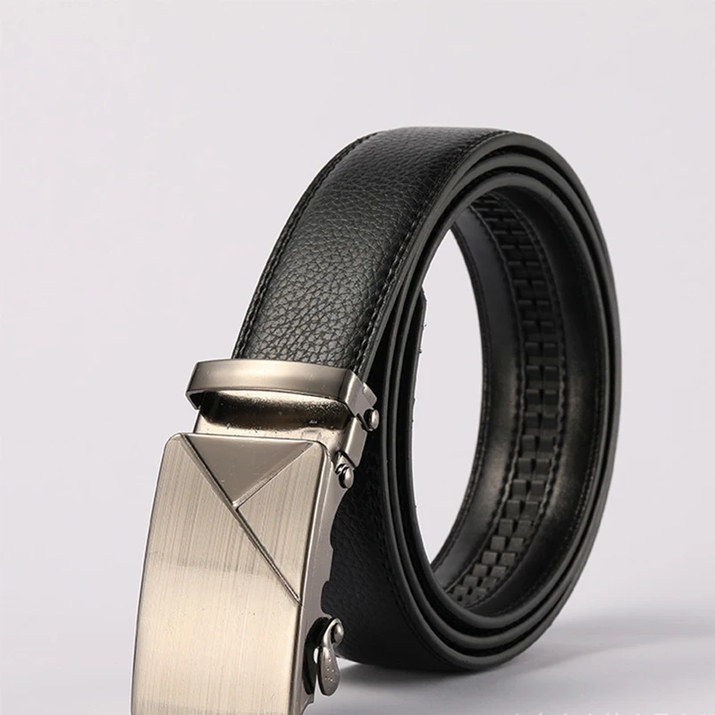 Outdoor Men's Belt Leisure Belt Simple Design Wear-Resistant Alloy Automatic Buckle Free Perforation 2022 New Fashion Trend Belt