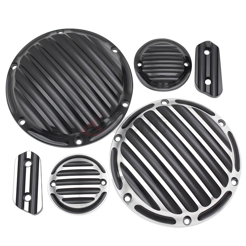 

Motorcycle Derby Timer Clutch Timing Covers Master Cylinder Chain Inspection Cover For Harley Sportster Iron XL883 XL1200