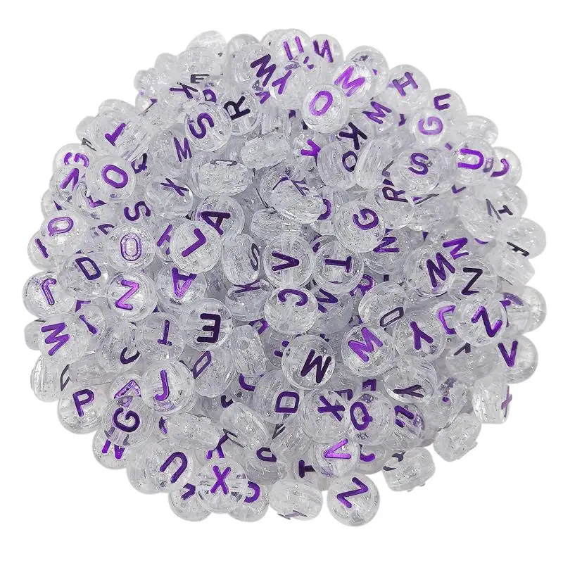 

50PCS/10mm Acrylic Clear Flat Beads Findings Round Beads New Arrival Wholesale Beautiful Fashion Jewelry Gifts Jewelry making