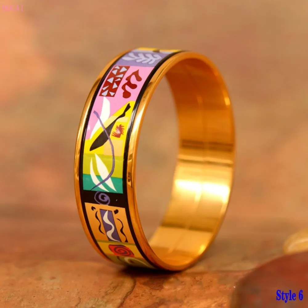 Высокотемпературный обжигающий эмалированный цветной браслет для женщин