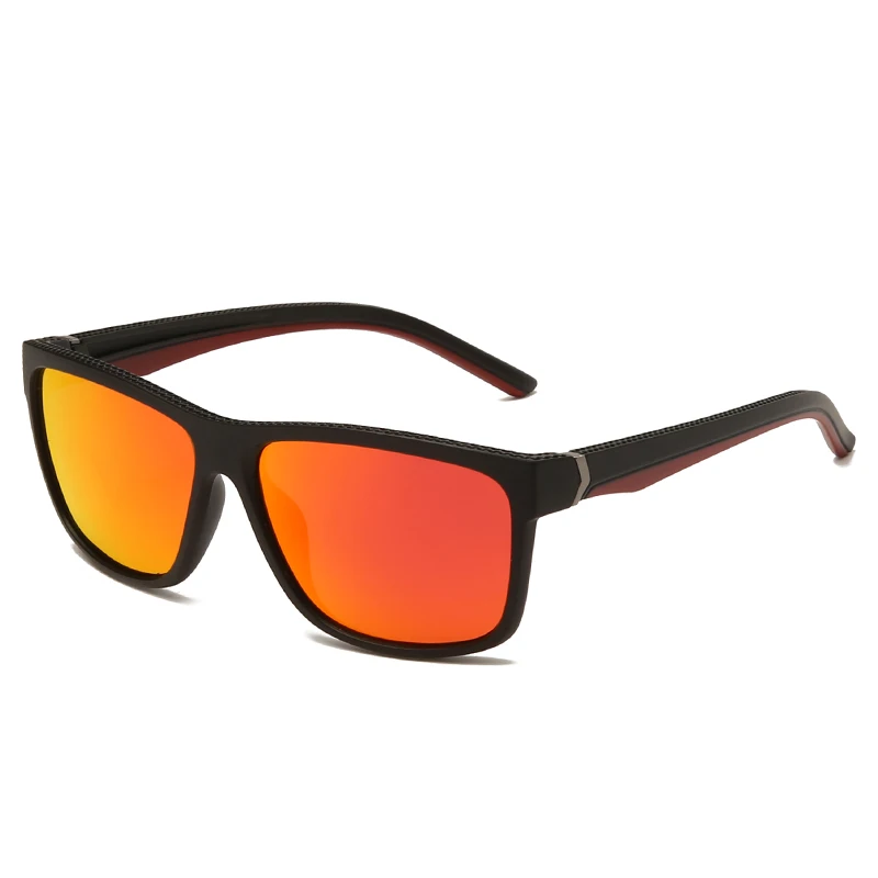 

Модные мужские и женские квадратные поляризованные солнцезащитные очки унисекс в винтажном стиле с покрытием Polaroid Солнцезащитные очки UV400 ...