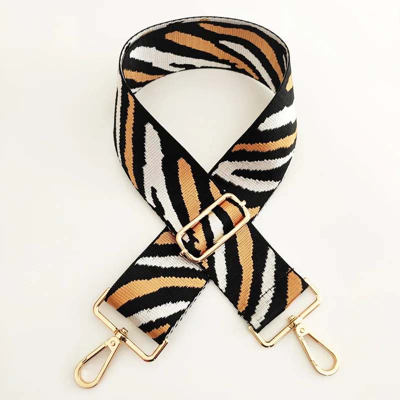 

Color Zebra Pattern Wide Shoulder Strap Luggage Accessories Widened Bag Strap Single Shoulder Messenger Bag Thickened Long Strap