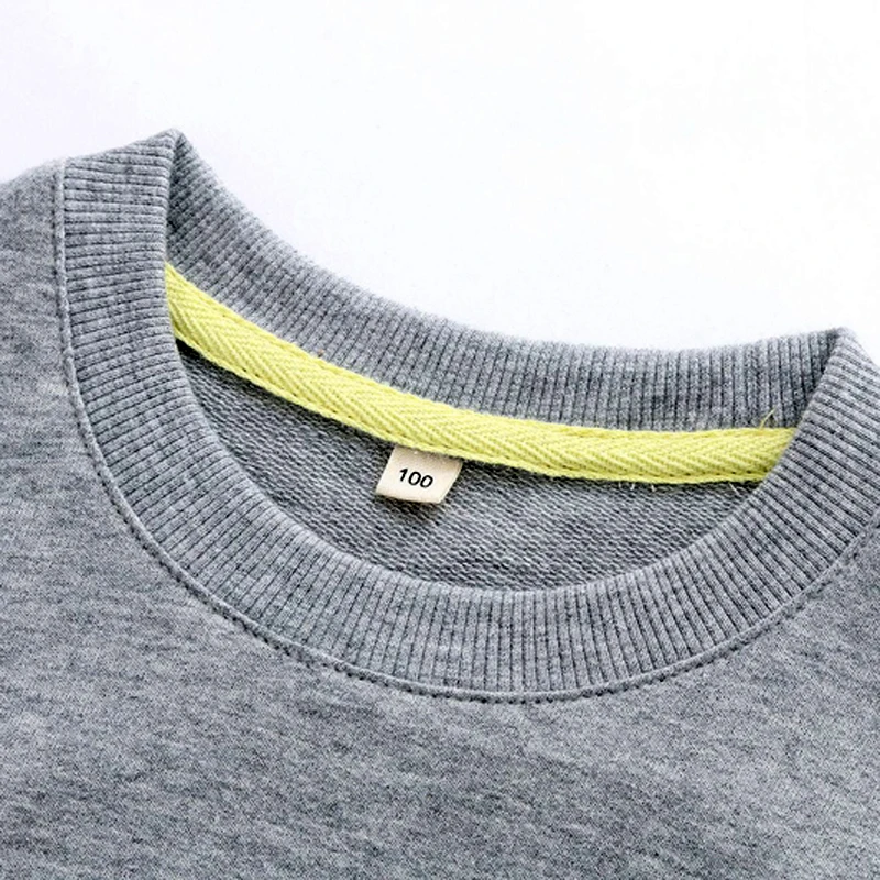 От 3 до 16 лет новая весенне-Осенняя детская одежда свитшот с круглым вырезом для