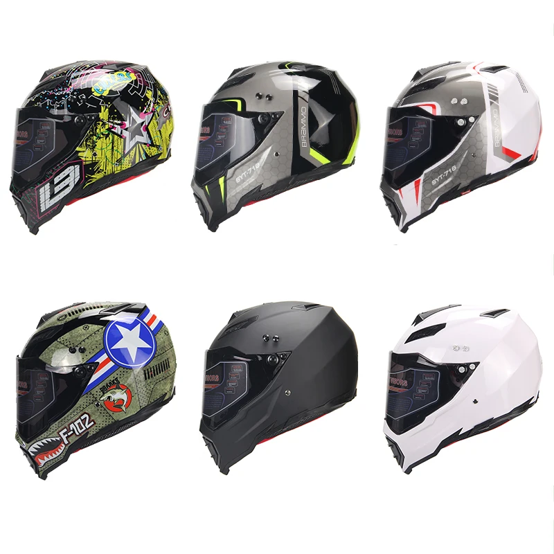 BYE мотоциклетный шлем для мужчин мотокросса мотогонок Chooper Helemt DOT