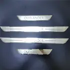 Автомобильный Стайлинг для Mitsubishi Outlander 2007-2018 2019 2020 2021 Защитная Накладка на порог педаль порога Защитная Наклейка