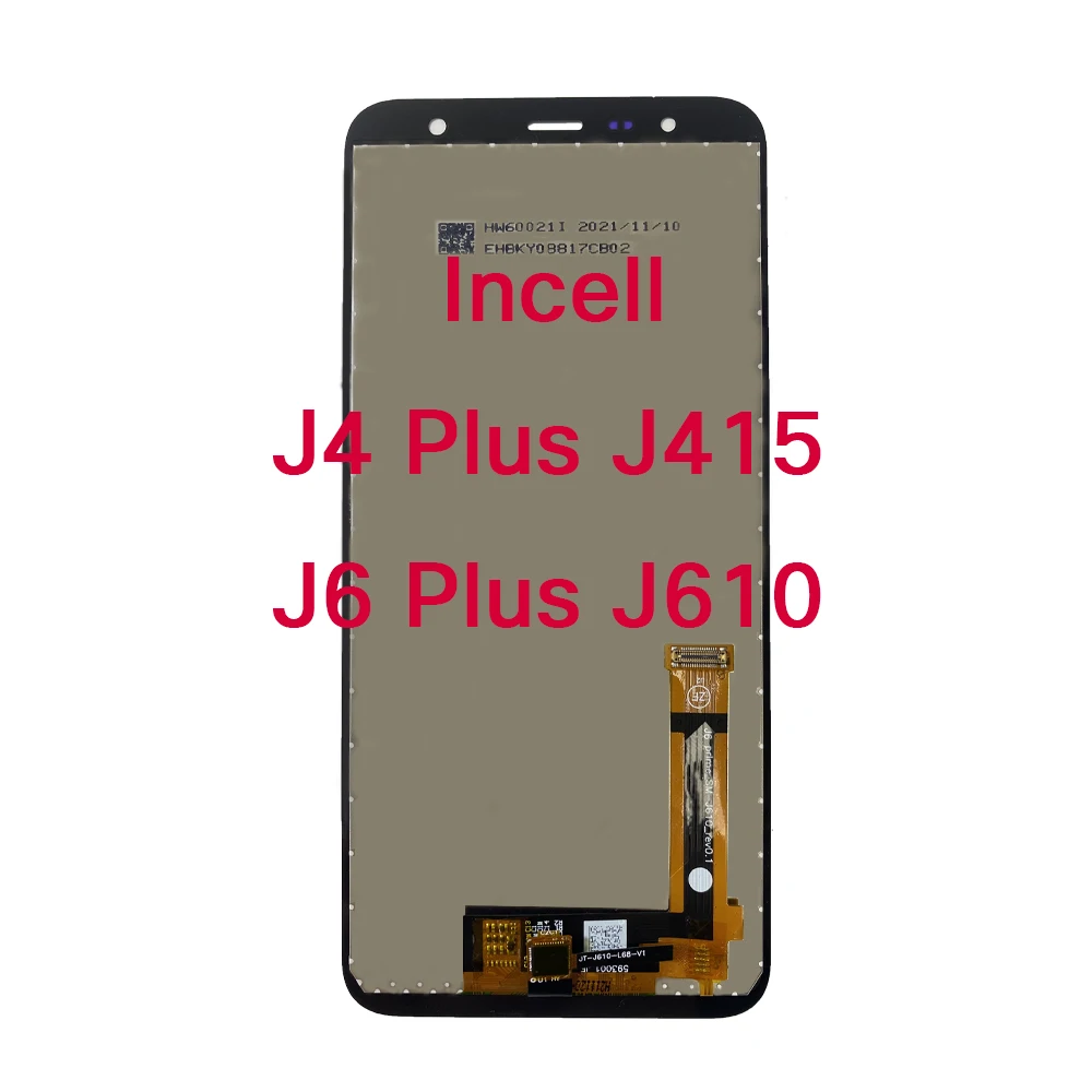 Оригинальный ЖК-дисплей 6 0 дюйма для Samsung Galaxy J4 Plus + 2018 J415 ЖК-экран с сенсорным