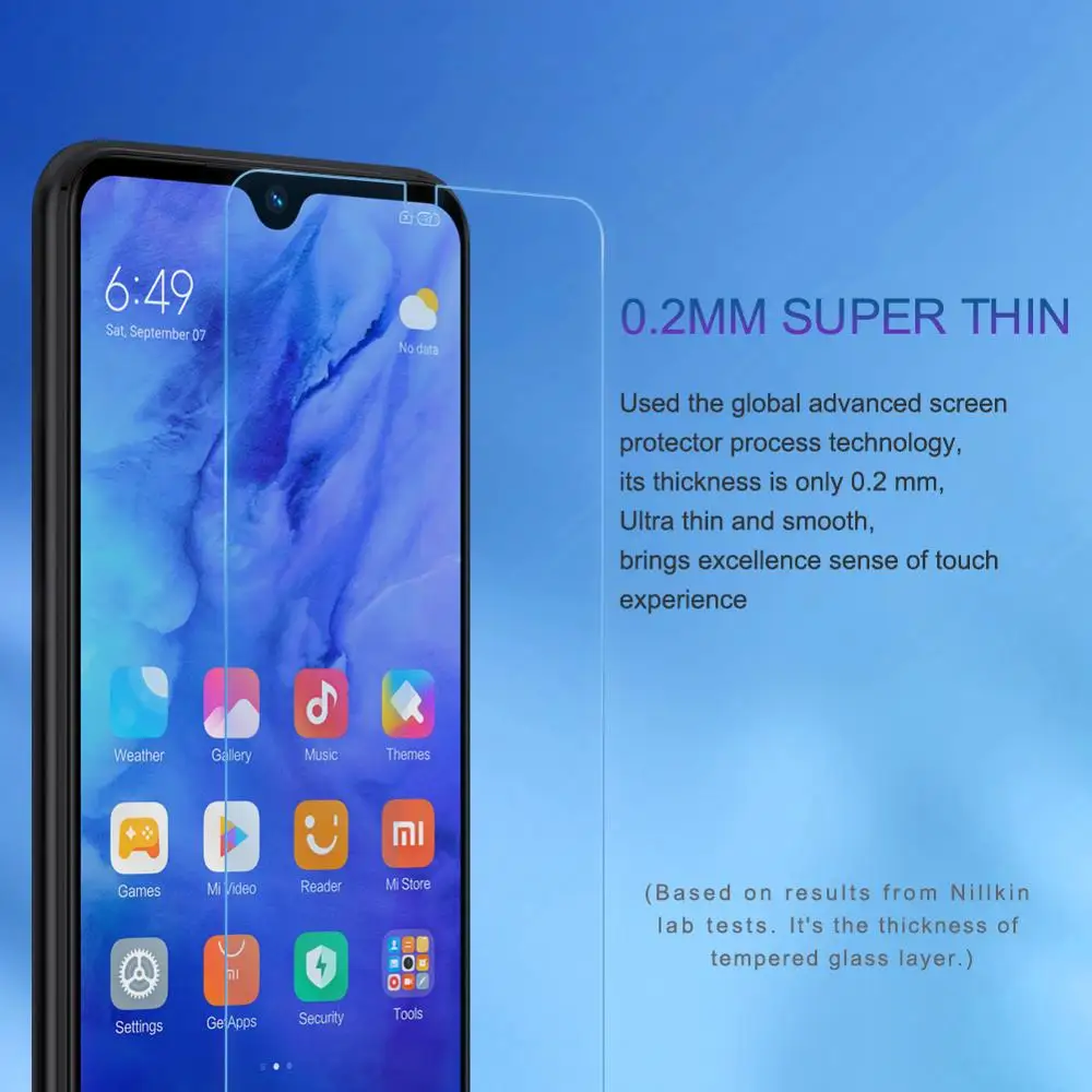 Закаленное стекло Nillkin Amazing H + Pro для Xiaomi Redmi Note 8T защита экрана 2.5D изогнутая